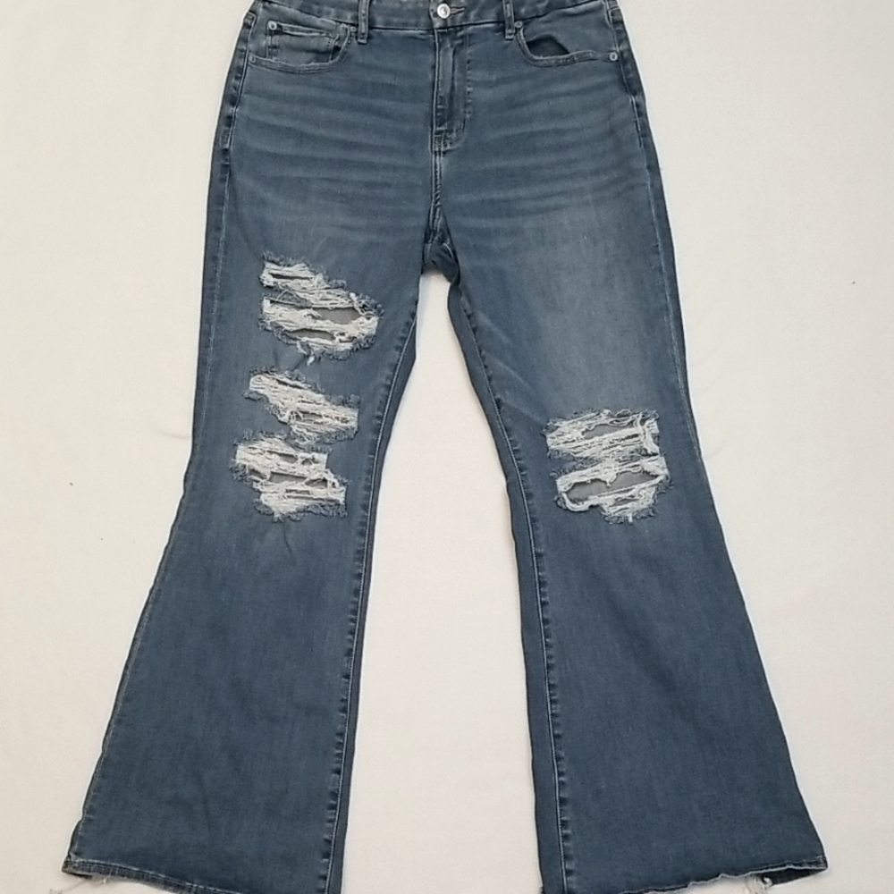 American Eagle Outfitters Blue Flare Jeans